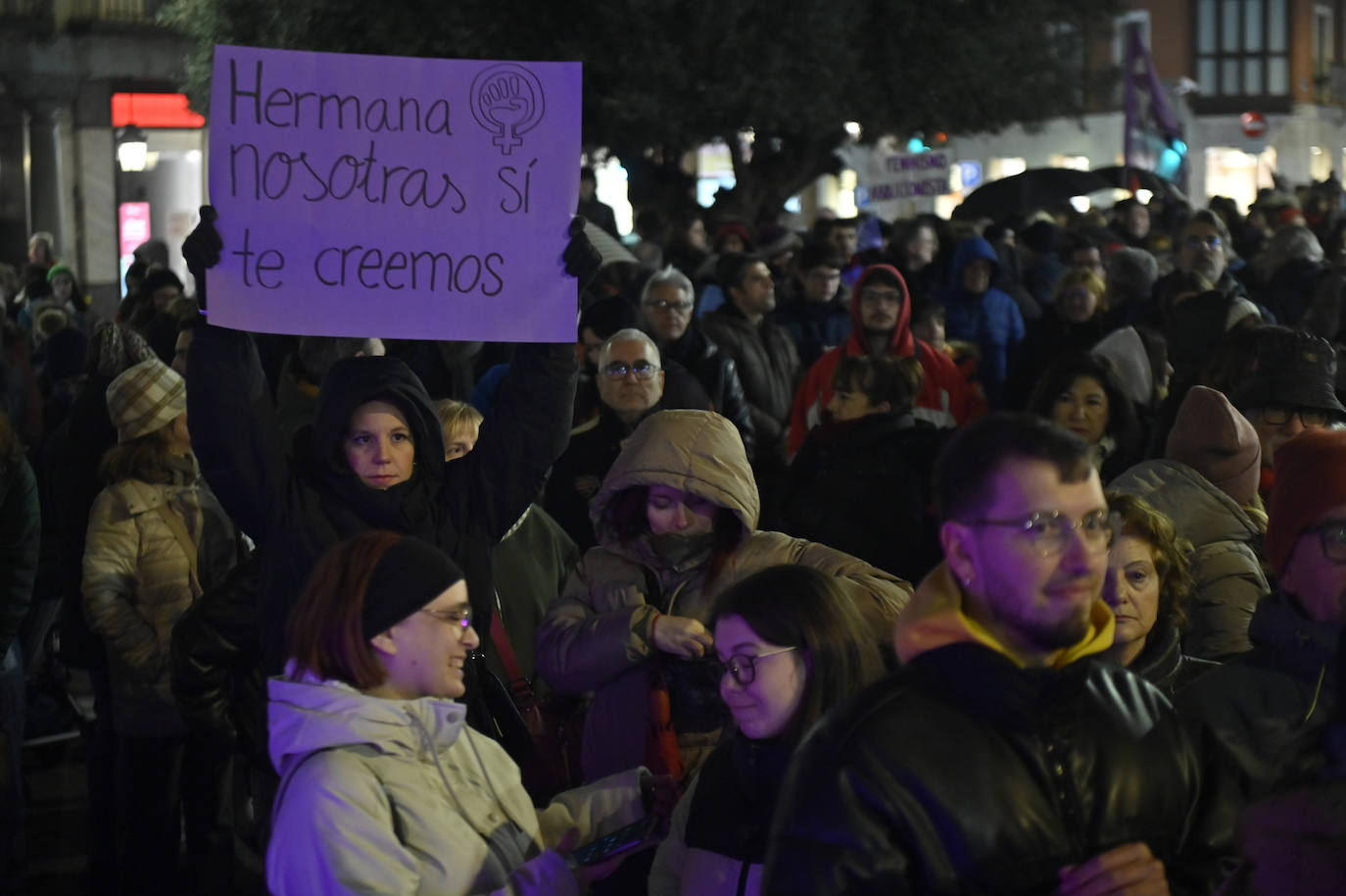 Las imágenes de la marcha feminista en Valladolid