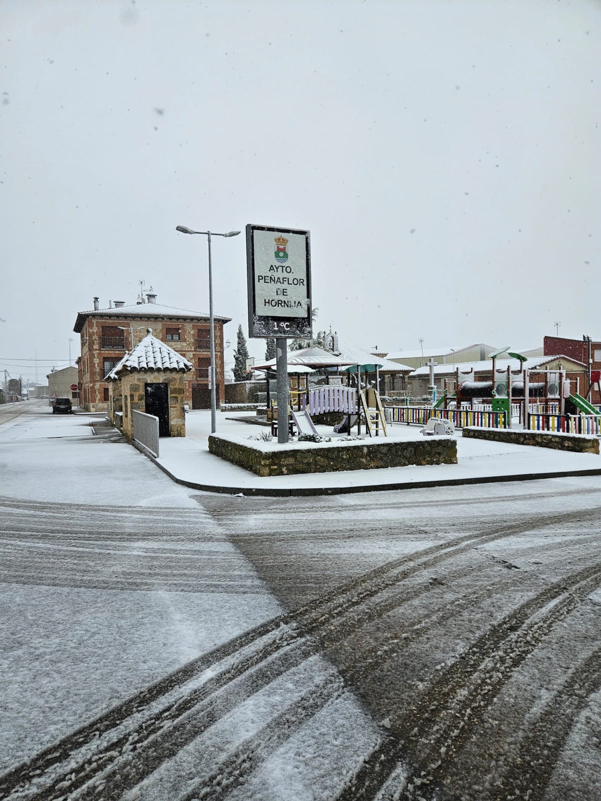 La provincia de Valladolid cubierta de nieve, en imágenes