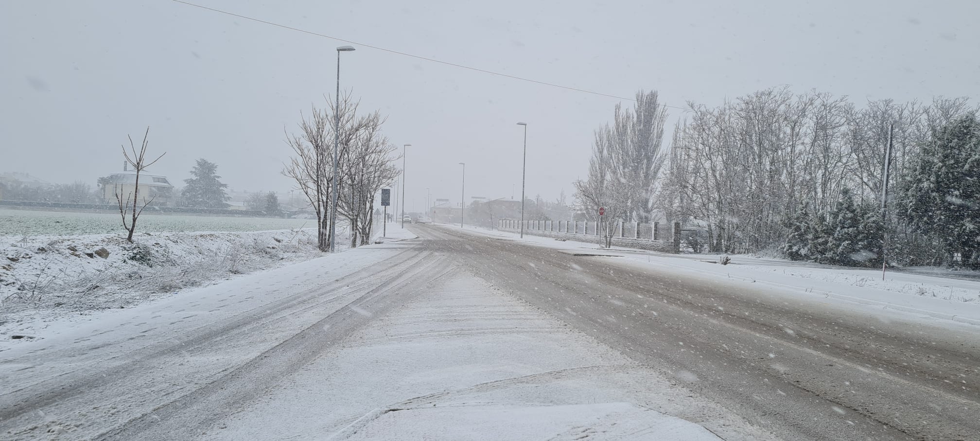 La provincia de Valladolid cubierta de nieve, en imágenes