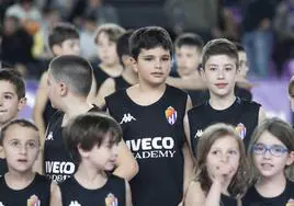 Imagen de la presentación de la cantera del Real Valladolid Baloncesto.