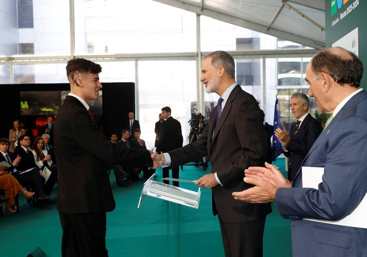 Huerta, Felipe VI, Marlaska y Galán.