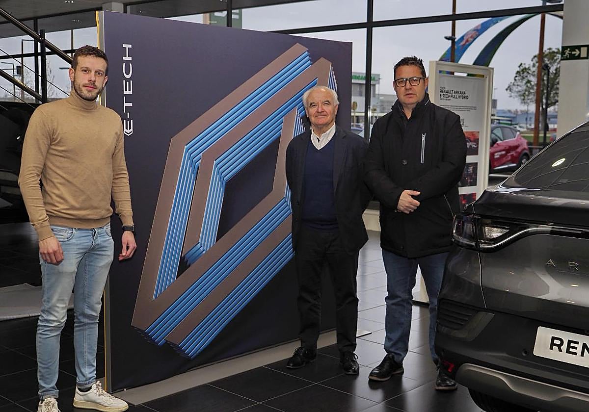 Nacho González (Proporción A), José Luis López Valdivielso (Renault Vasa y Arroyo) y Guillermo Velasco (APDV).