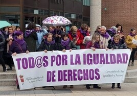 Marcha por la Igualdad en Laguna de Duero.