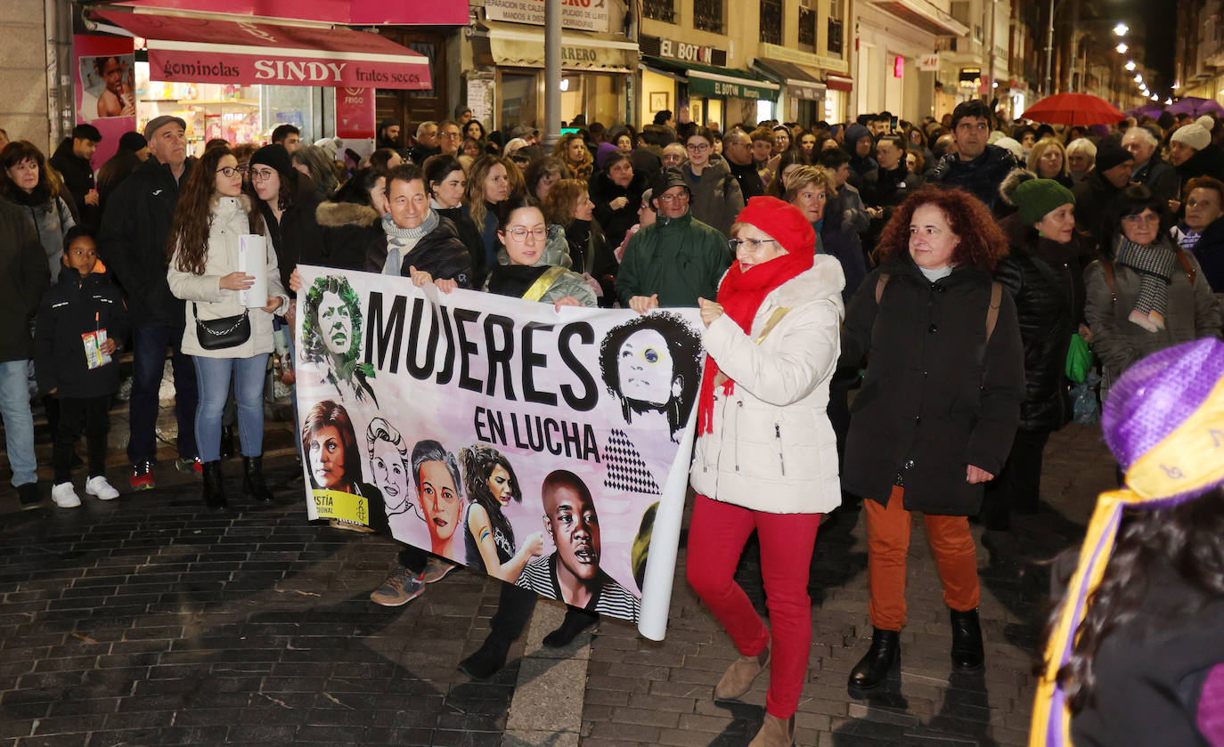 Marea palentina por el feminismo el 8M