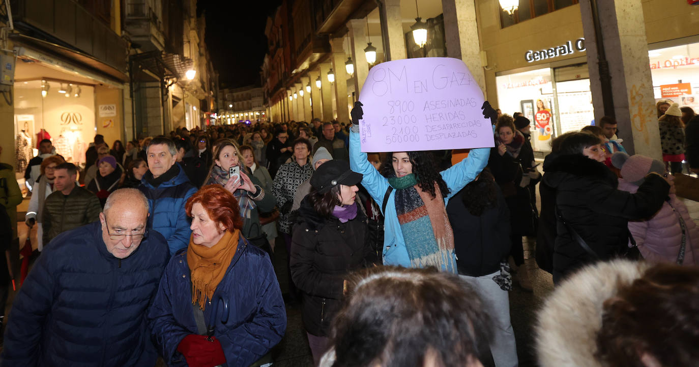 Marea palentina por el feminismo el 8M