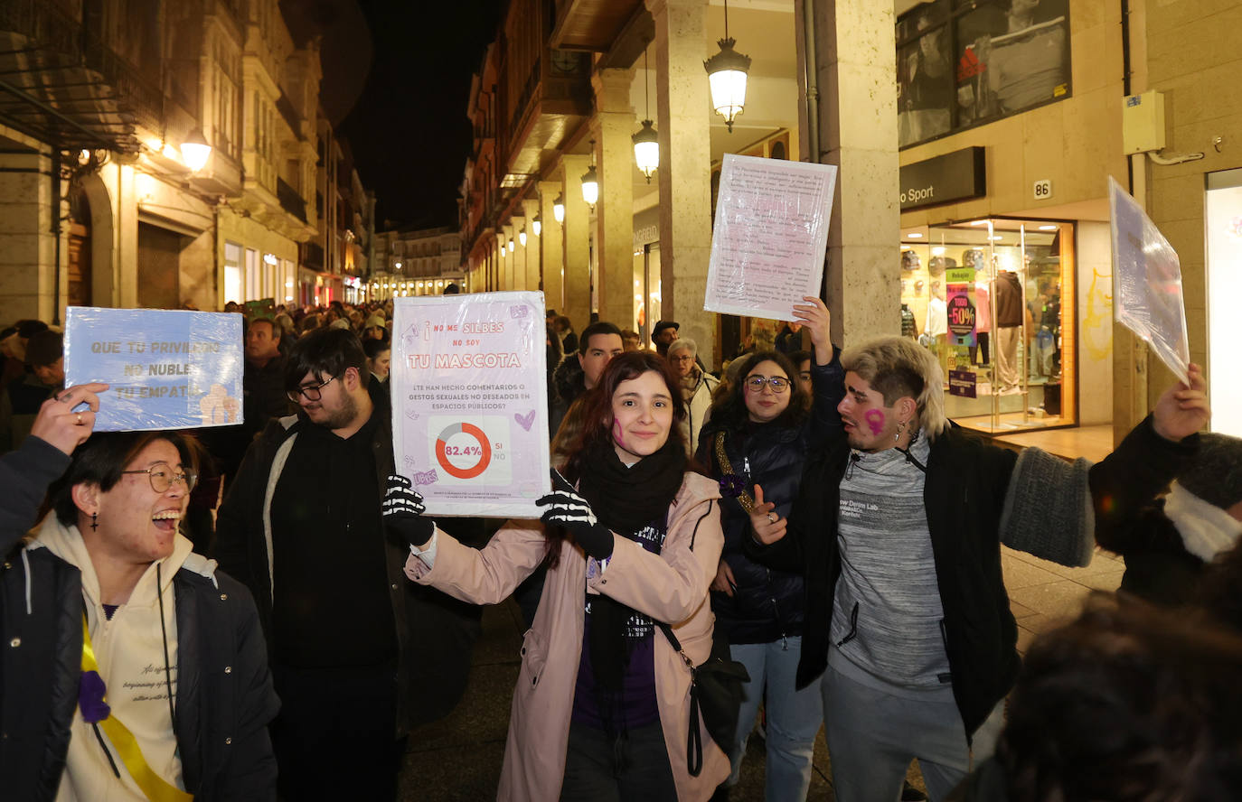 Marea palentina por el feminismo el 8M