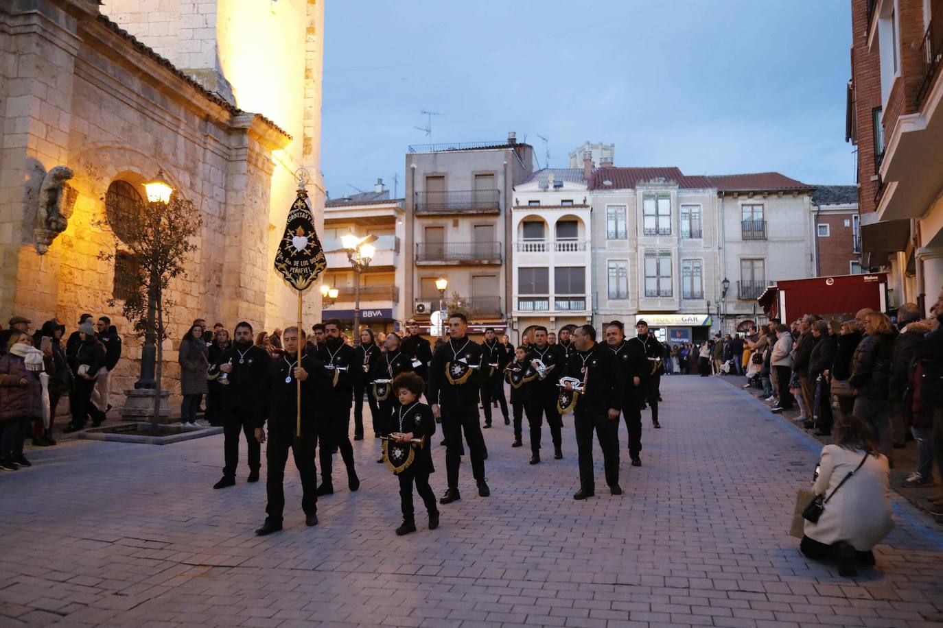Pasacalles de bandas de Semana Santa en Peñafiel