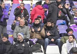 Partido en el estadio José Zorrilla entre el Real Valladolid y el Real Zaragoza