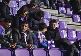 Partido en el estadio José Zorrilla entre el Real Valladolid y el Real Zaragoza