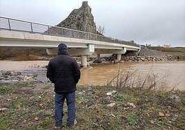 Alerta por la crecida de los ríos en Palencia