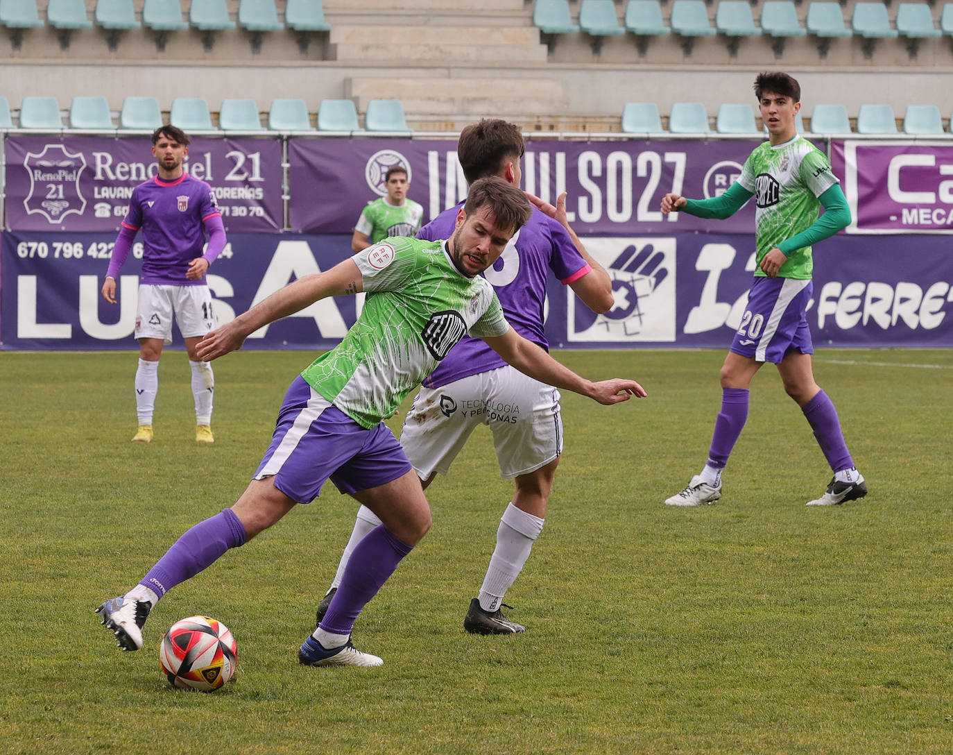 Empate sin goles en el derbi Palencia CF-Becerril