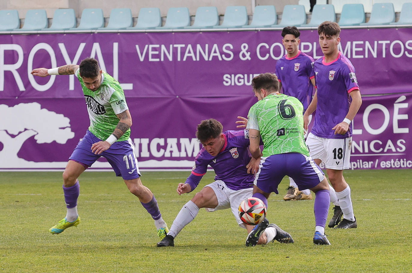 Empate sin goles en el derbi Palencia CF-Becerril