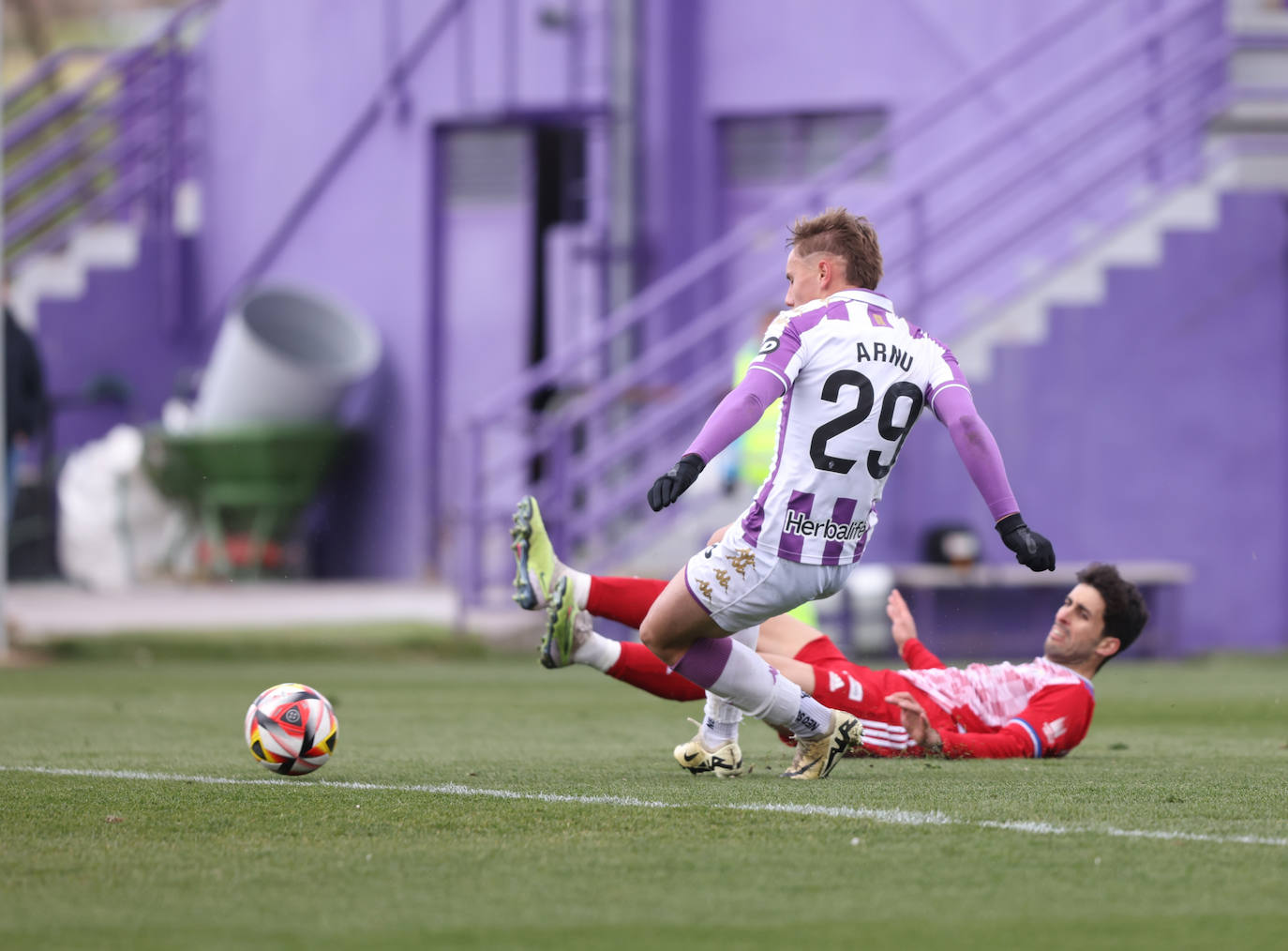 Las imágenes del partido del Promesas frente al SD Compostela