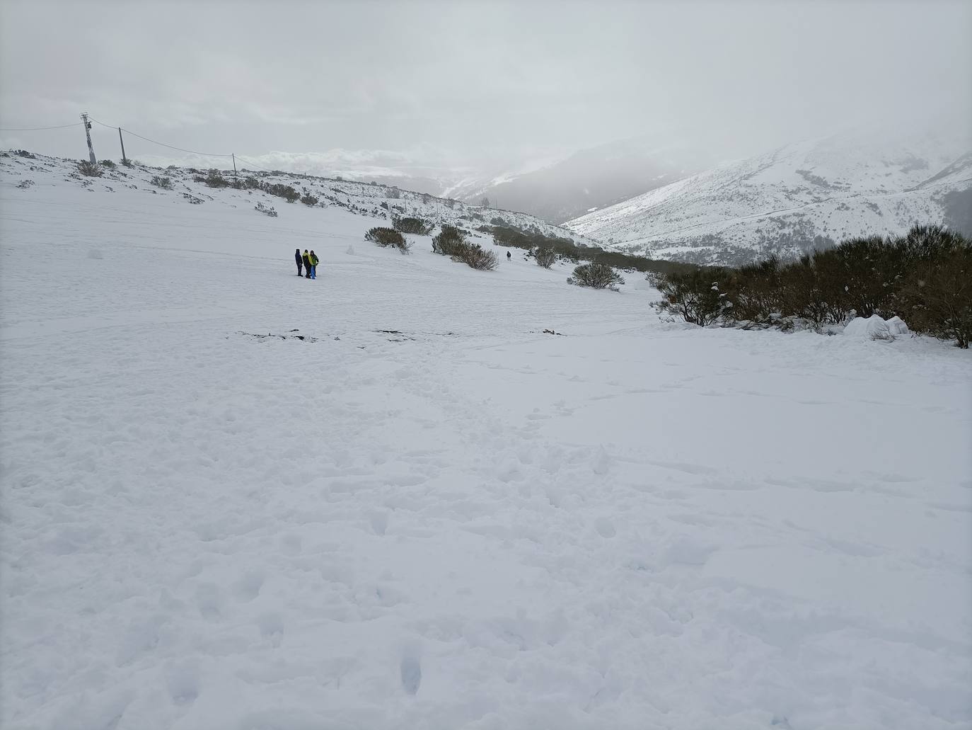La nieve ha sido el gran atractivo turístico de Brañosera