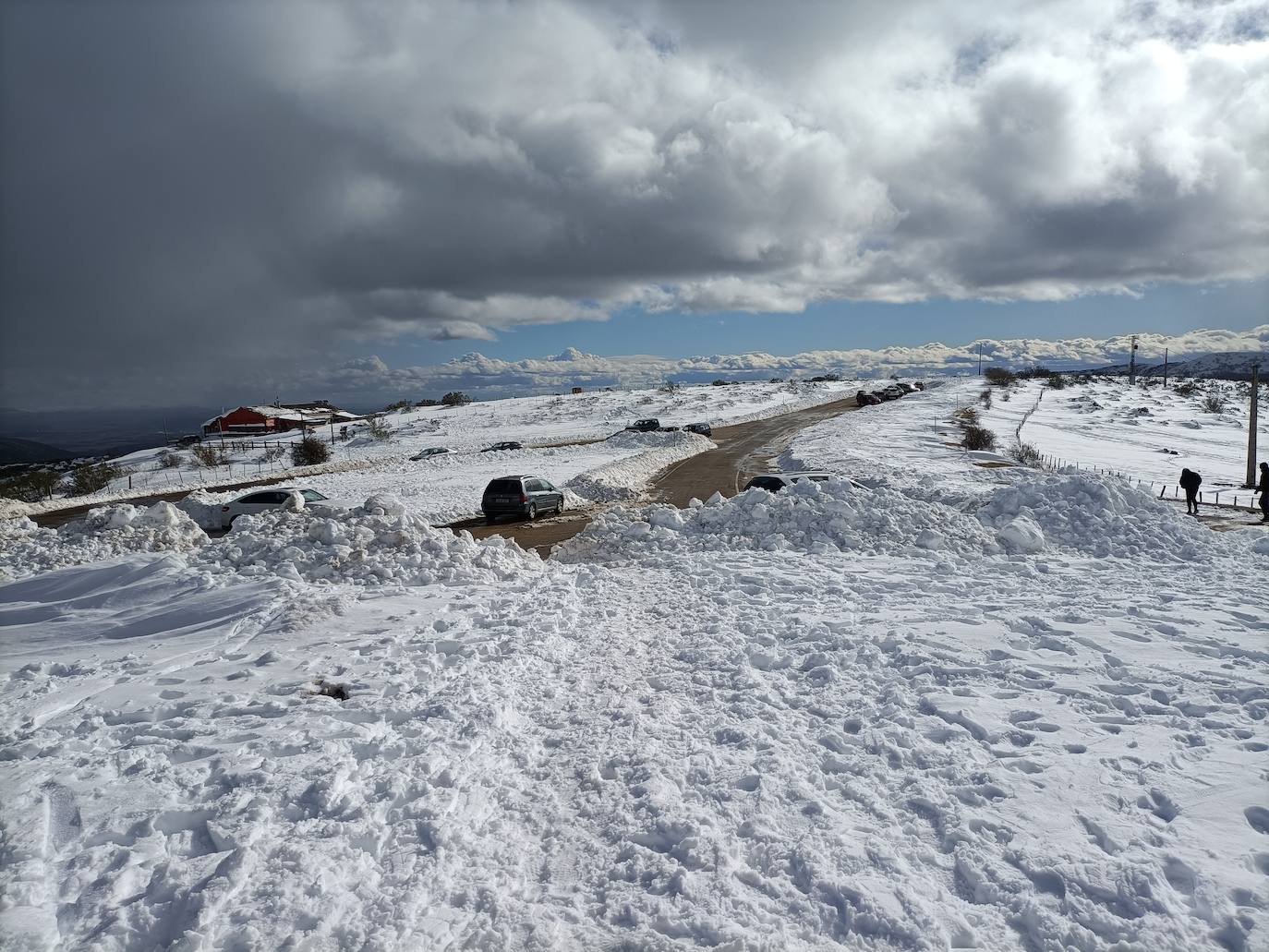 La nieve ha sido el gran atractivo turístico de Brañosera