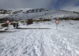 La nieve ha sido el gran atractivo turístico de Brañosera