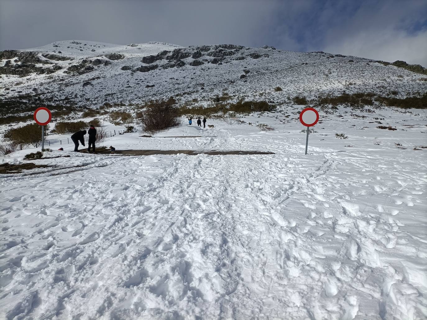 La nieve ha sido el gran atractivo turístico de Brañosera