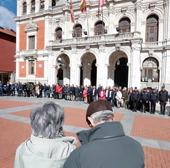 Valladolid guarda un minuto de silencio en recuerdo de las víctimas del 11-M