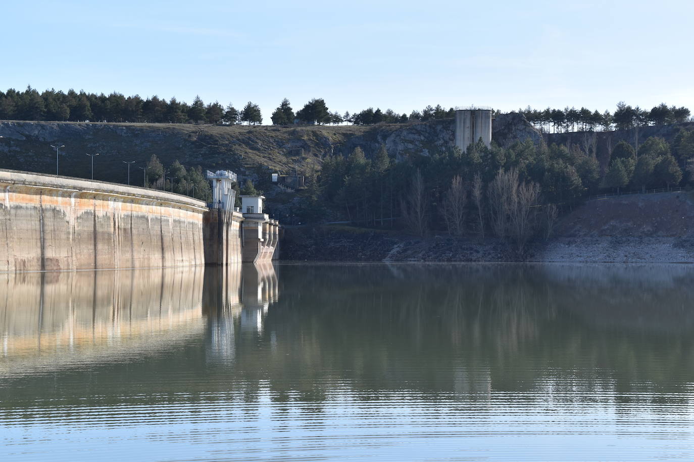 El embalse de Aguilar está al 56% de su capacidad