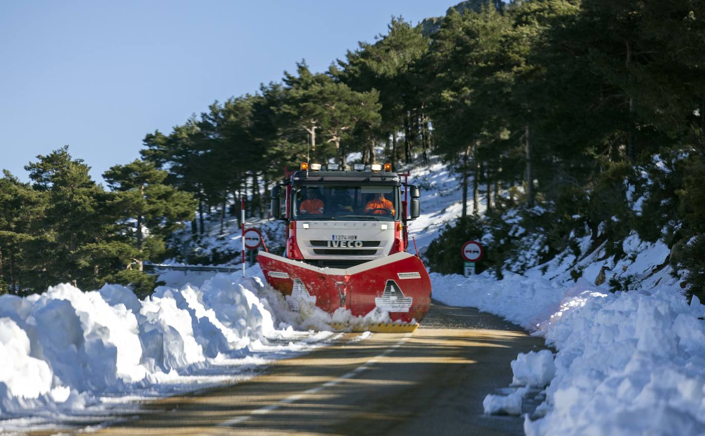 Nieve en la Peña de Francia