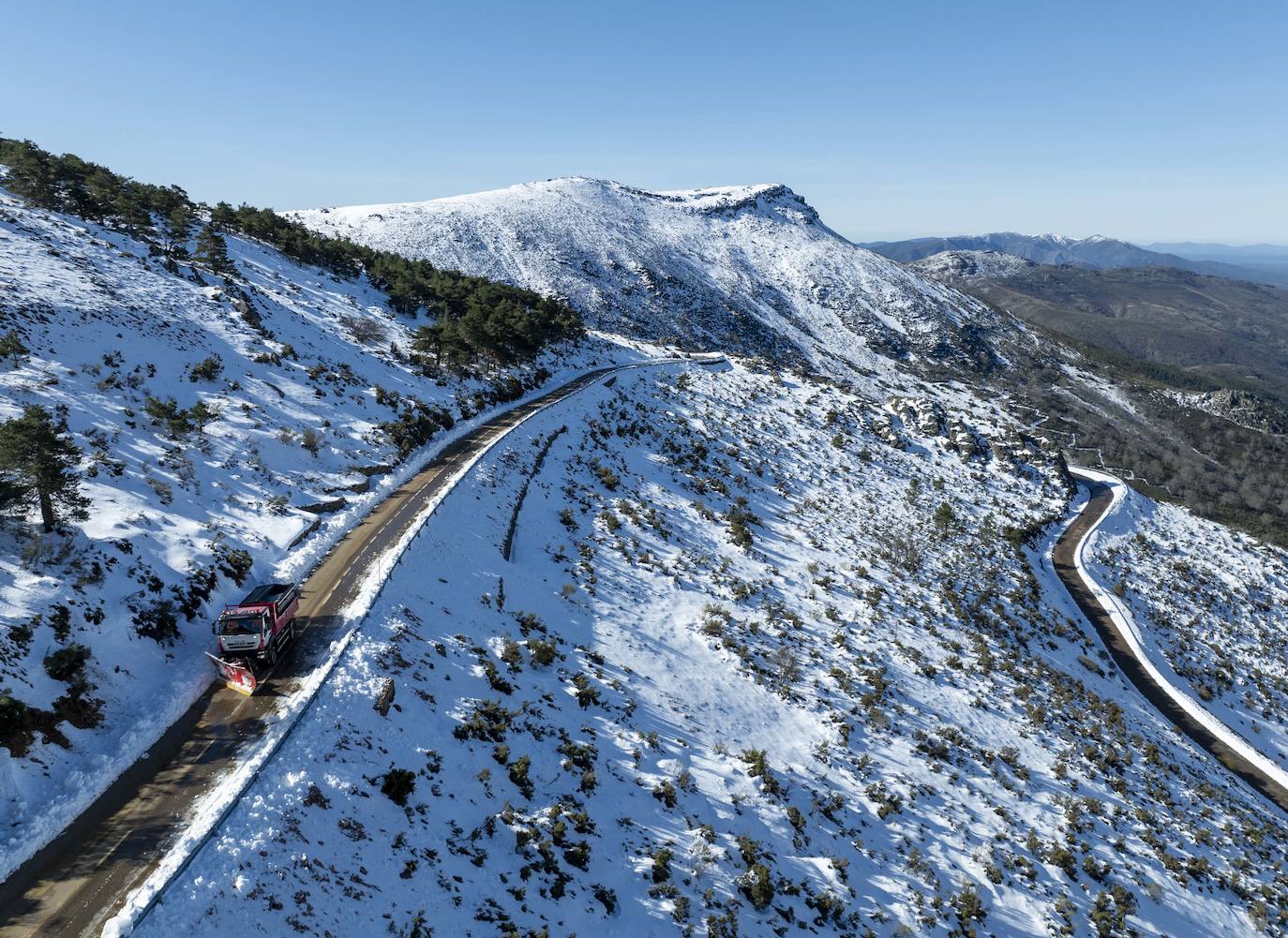 Nieve en la Peña de Francia