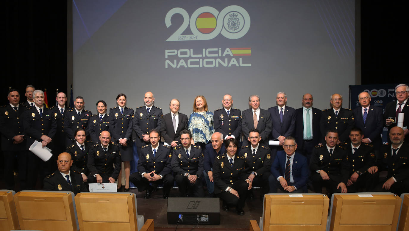 Acto institucional del bicentenario de la Policía Nacional en Segovia