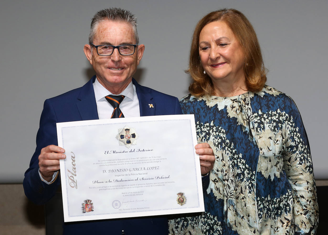 Acto institucional del bicentenario de la Policía Nacional en Segovia