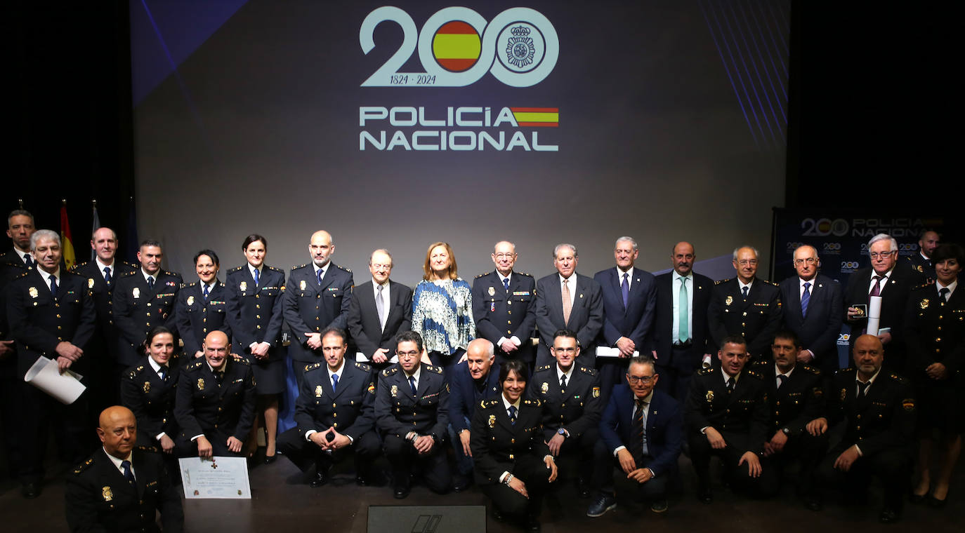 Acto institucional del bicentenario de la Policía Nacional en Segovia