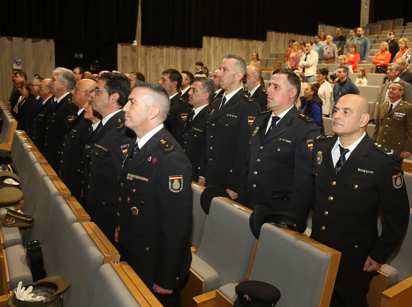 Acto institucional del bicentenario de la Policía Nacional en Segovia