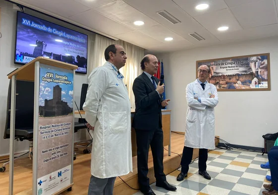 Inauguración de las Jornadas de Cirugía Laparoscópica en el Hospital de Medina del Campo