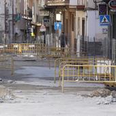 El alcalde pide «paciencia» en la calle Blanca de Silos: «Es una obra necesaria»