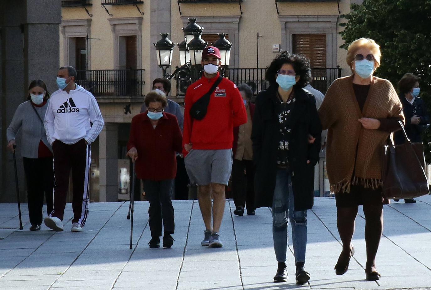 Así estaba Segovia hace cuatro años