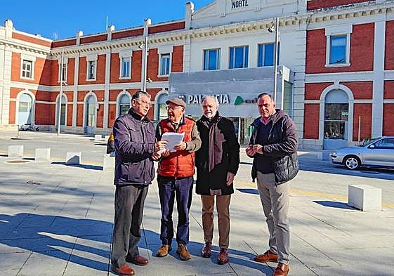 Entrega de firmas en favor del soterramiento.