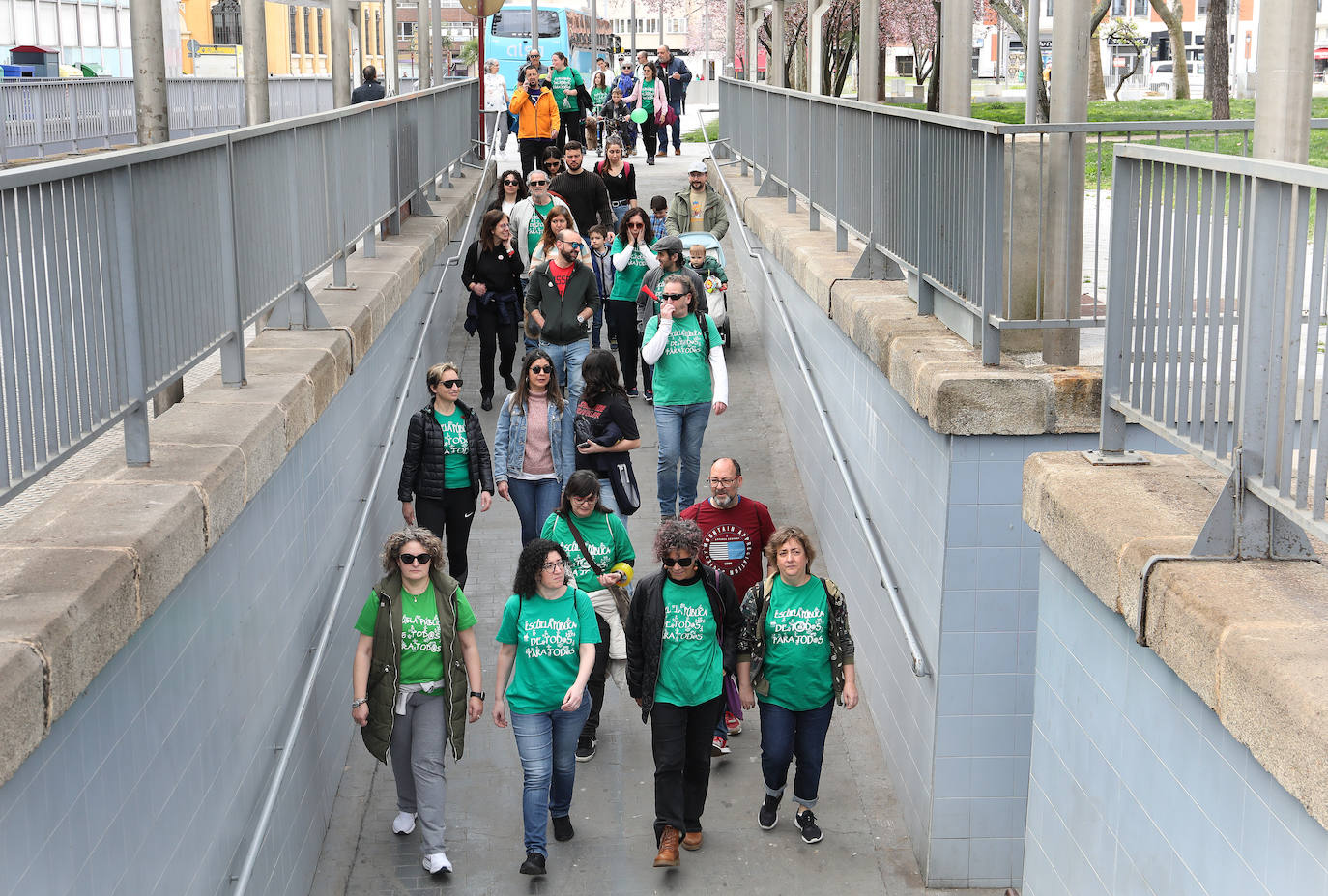 Marcha por la educación pública en Palencia