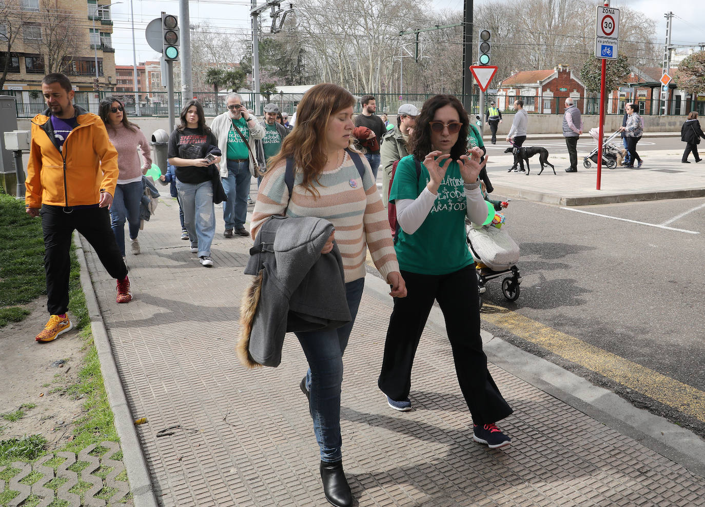 Marcha por la educación pública en Palencia