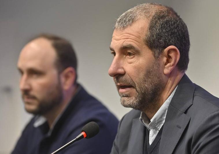 David Espinar, durante la rueda de prensa.