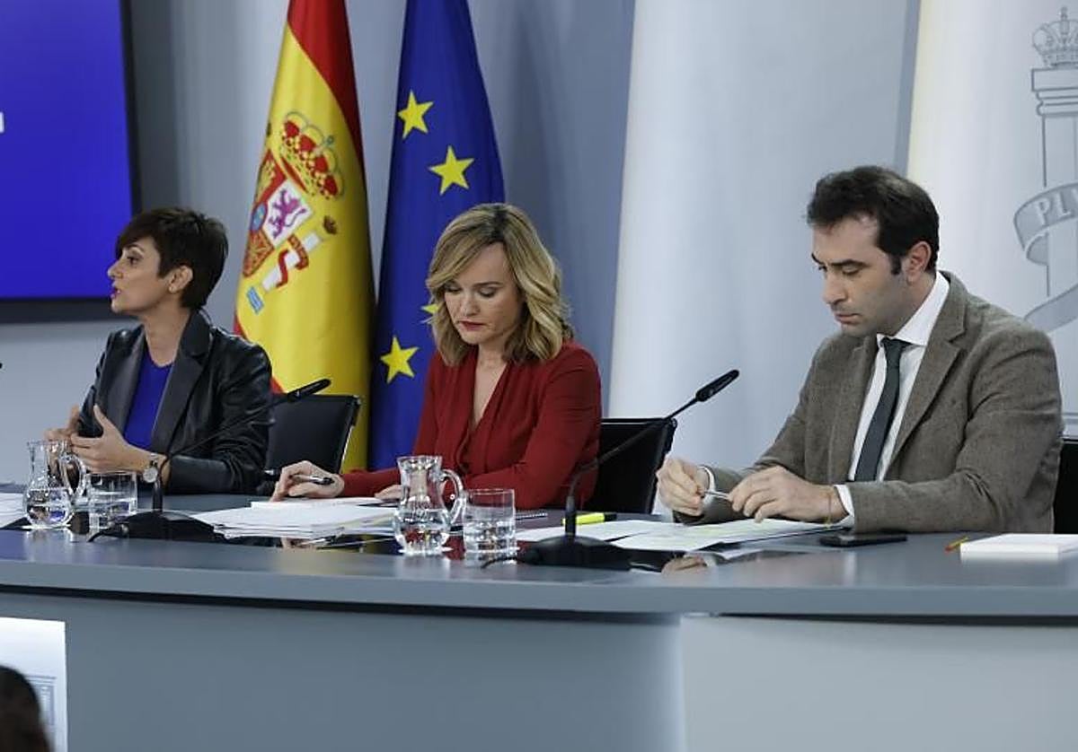 Rueda de prensa posterior al Consejo de Ministros de este martes.