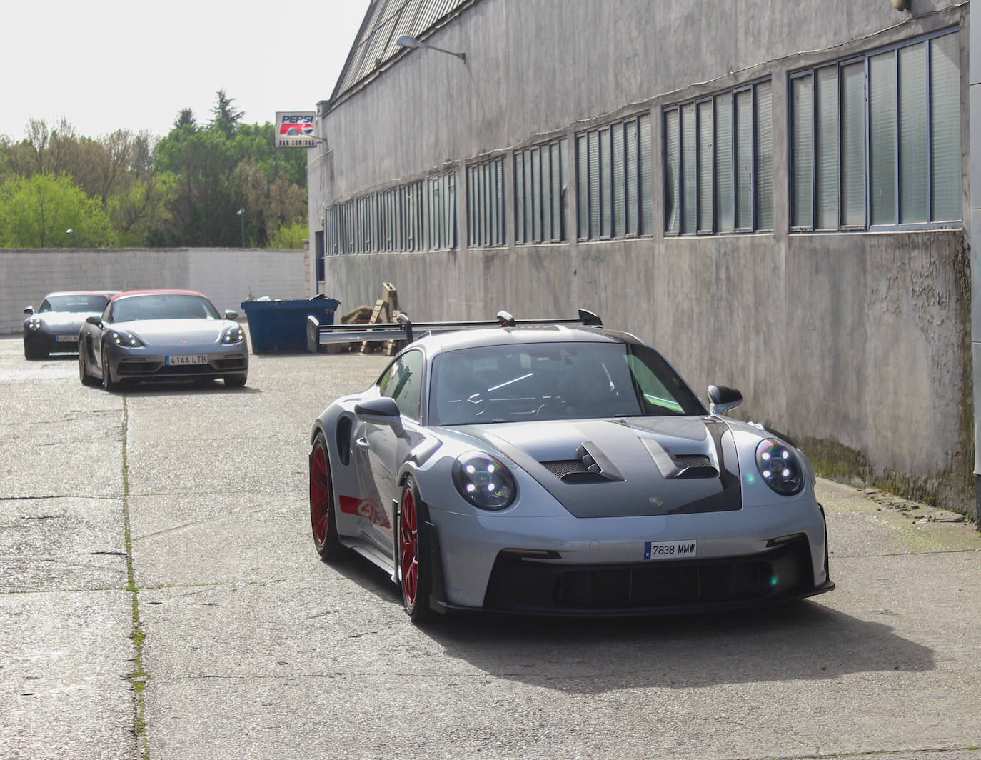 Fotografías de la concentración de automóviles Porsche en Valladolid