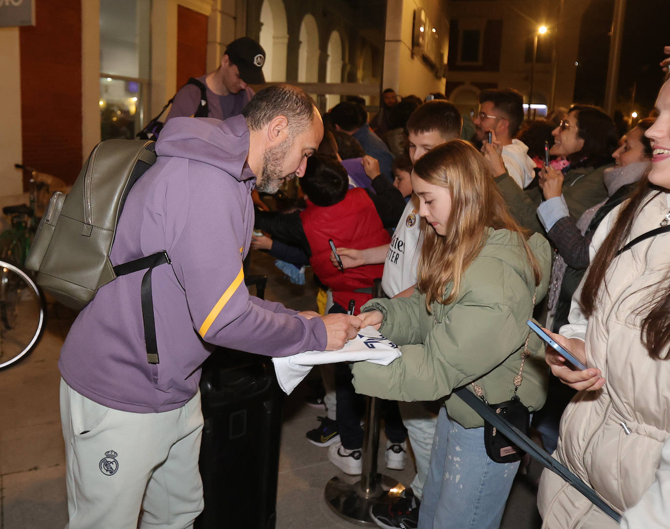 Expectación en Palencia a la llegada del Real Madrid