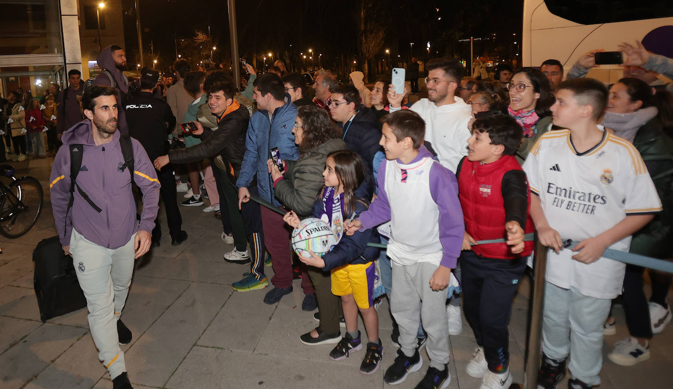 Expectación en Palencia a la llegada del Real Madrid