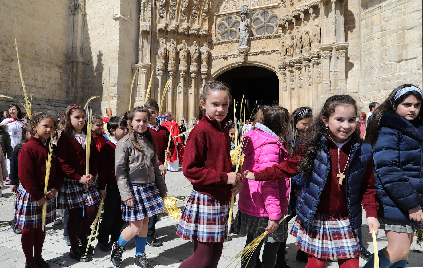 Jesús entra triunfante en la Plaza Mayor de Palencia