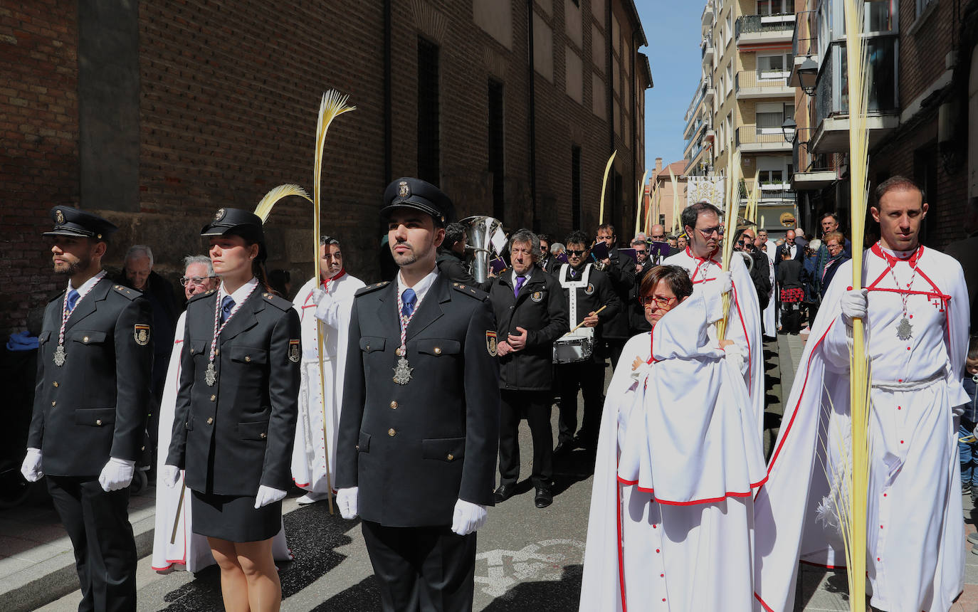 Jesús entra triunfante en la Plaza Mayor de Palencia