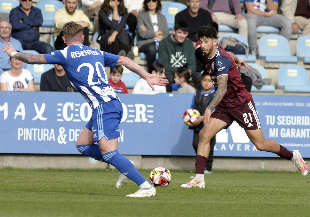 Las mejores imágenes del partido entre el Talavera y la Segoviana