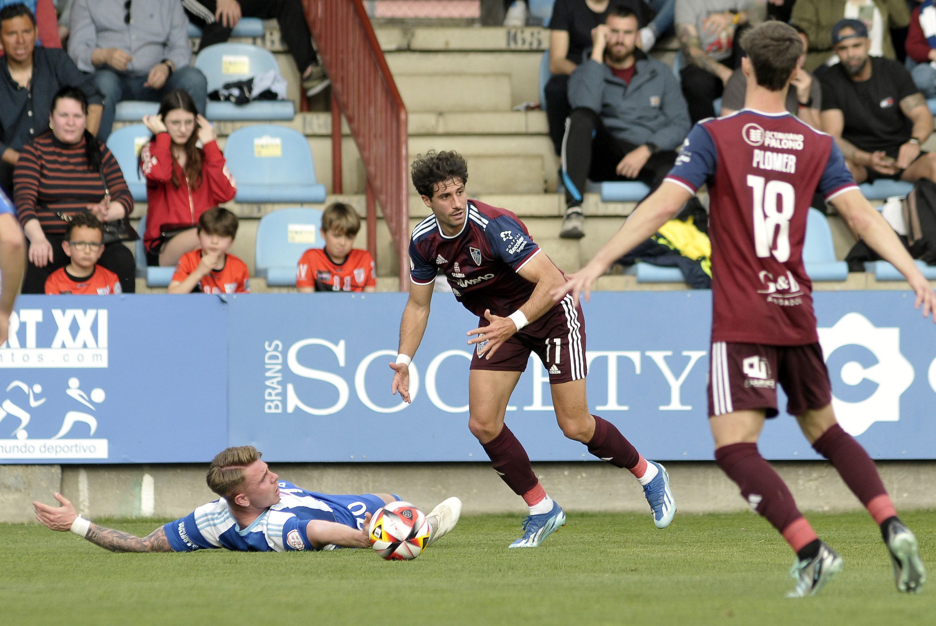 Las mejores imágenes del partido entre el Talavera y la Segoviana