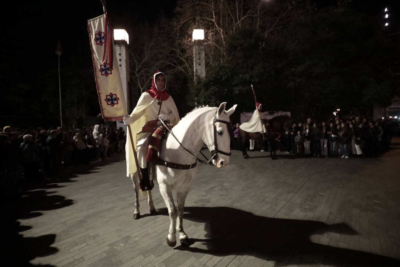 Procesión del Santísimo Cristo de los Trabajos en la Semana Santa de Valladolid 2024