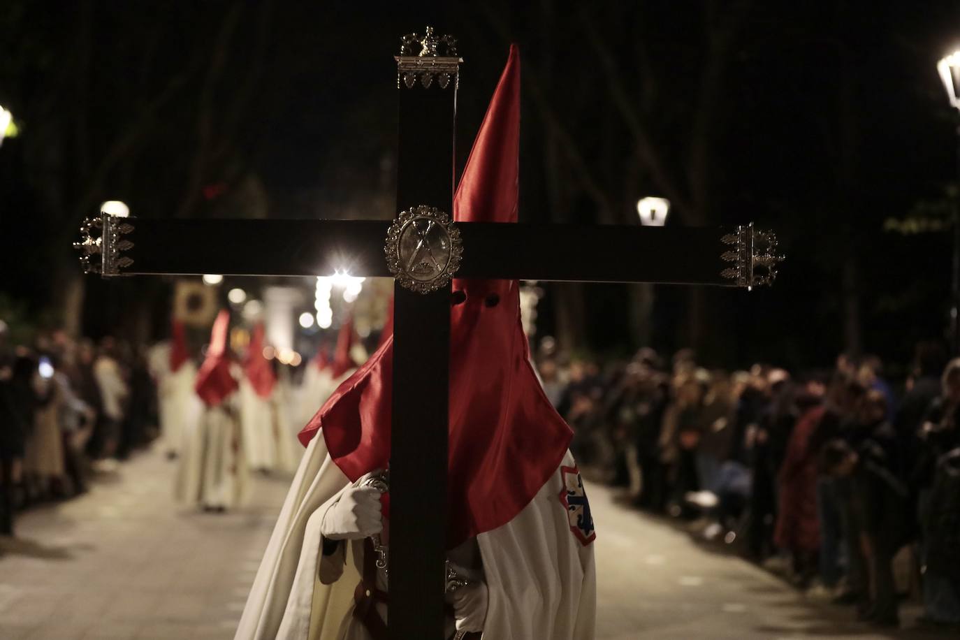 Procesión del Santísimo Cristo de los Trabajos en la Semana Santa de Valladolid 2024