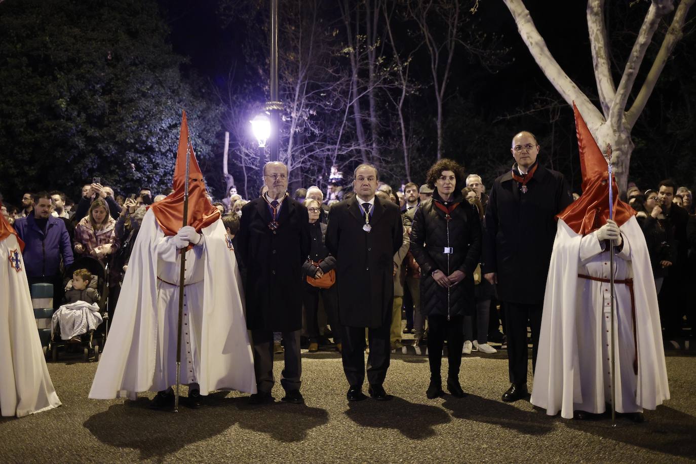 Procesión del Santísimo Cristo de los Trabajos en la Semana Santa de Valladolid 2024