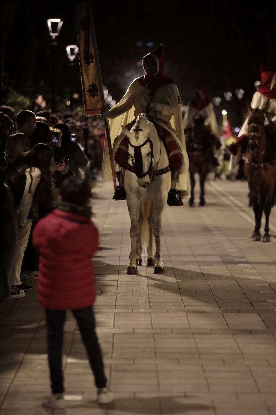 Procesión del Santísimo Cristo de los Trabajos en la Semana Santa de Valladolid 2024