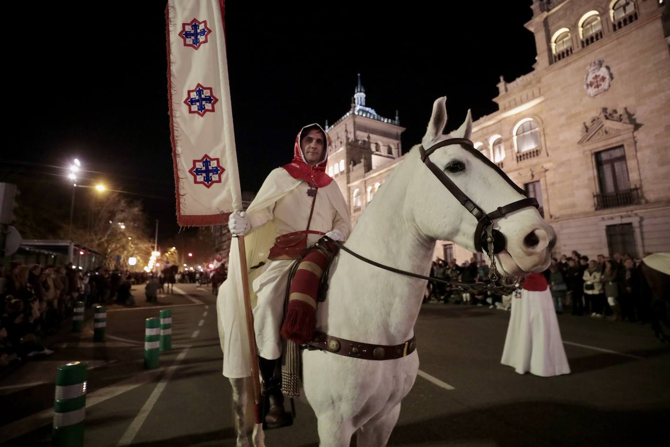 Procesión del Santísimo Cristo de los Trabajos en la Semana Santa de Valladolid 2024