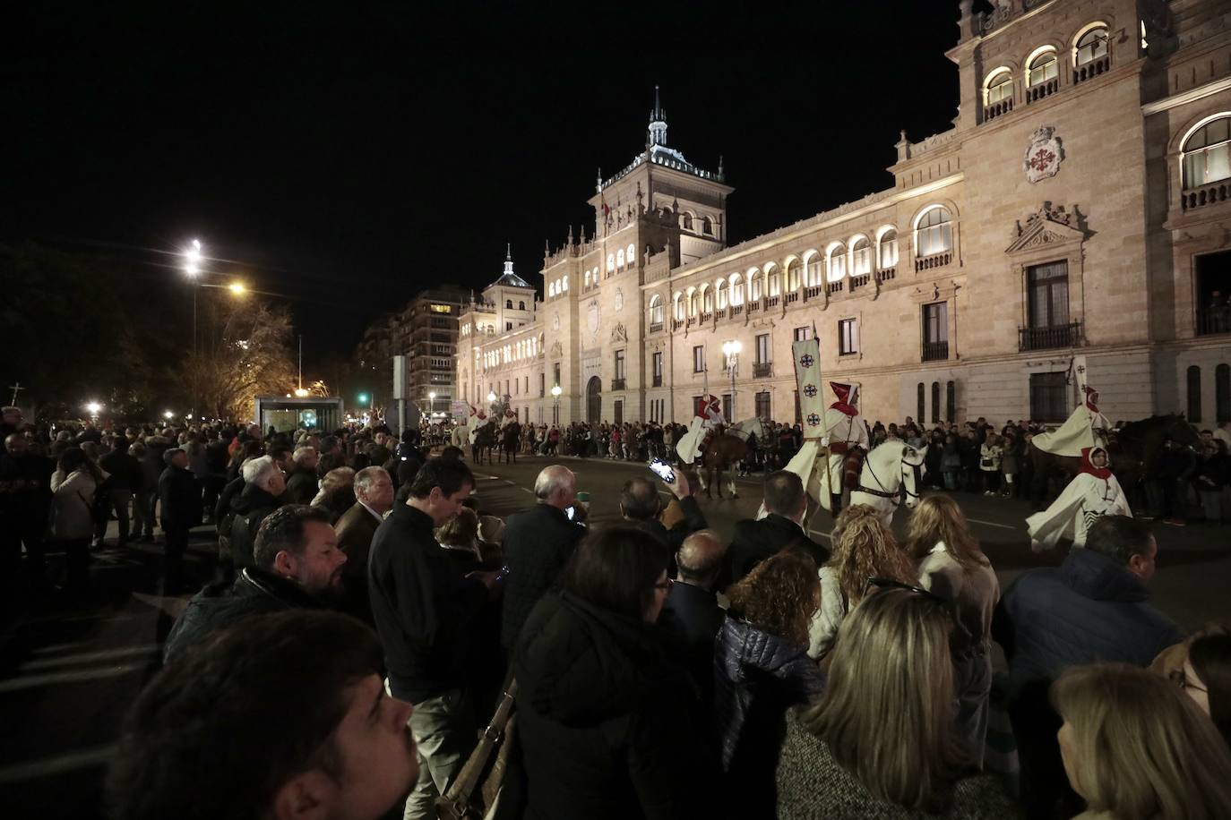 Procesión del Santísimo Cristo de los Trabajos en la Semana Santa de Valladolid 2024